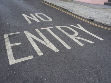 No entry sign