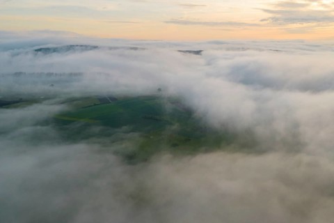 Morning atmosphere near Tuebingen
