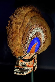 South Sea mask, South Sea collection, Obergünzburg, Allgäu, Bavaria, Germany, Europe