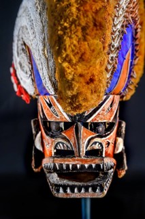 South Sea mask, South Sea collection, Obergünzburg, Allgäu, Bavaria, Germany, Europe