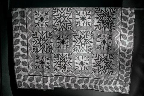 Tapa cloth made from bark bast, South Sea Collection, Obergünzburg, Allgäu, Bavaria, Germany,