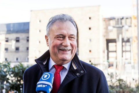 Claus Weselsky, Federal Chairman of the German Train Drivers' Union, GDL, portrait. Strike
