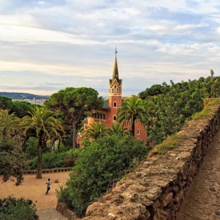 Gaudi House Museum, Gaudi's home, Park Güell, Barcelona, Spain, Europe