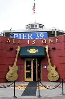 Hardrock Cafe at Pier 39, Fisherman's Wharf, San Francisco, California, USA, North America