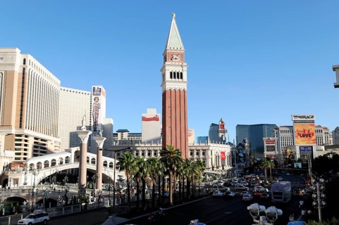 The Venetian Hotel on Las Vegas Boulevard, Las Vegas, Nevada, USA, North America