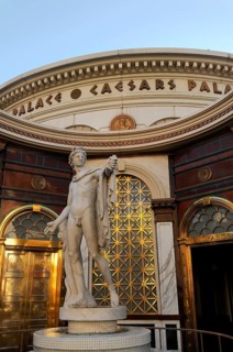 Partial view, Caesars Palace, casino, hotel, hotel casino, casino, Las Vegas, Nevada, USA, North