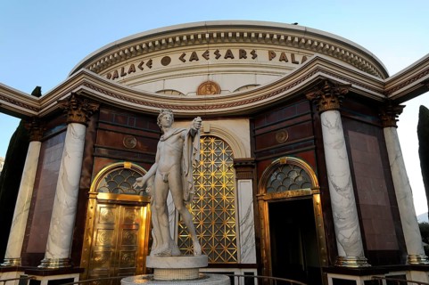 Partial view, Caesars Palace, casino, hotel, hotel casino, casino, Las Vegas, Nevada, USA, North