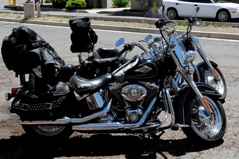 Motorbikes, Chopper, Grand Canyon National Park, Colorado Plateaus, Arizona, America, USA, North