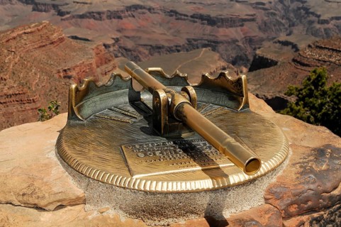 Telescope, Grand Canyon, Arizona, USA, North America