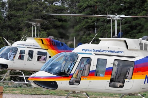 Papillon Grand Canyon Helicopter, Grand Canyon, Arizona, USA, North America