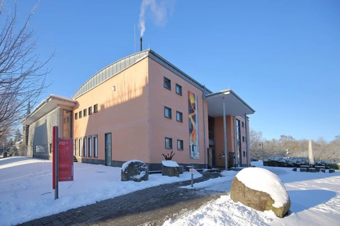 Lava Dome Museum, German Volcano Museum, Mendig, Vulkaneifel, Eifel, Rhineland-Palatinate, Germany,