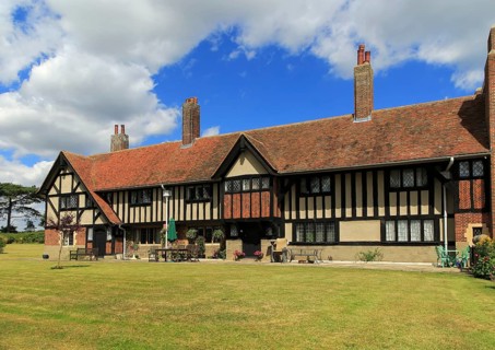 Almshouse buildings at Thorpeness, Suffolk, England, UK built 1926