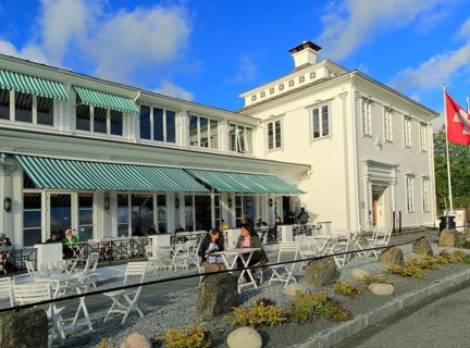 Floien Folkerestaurant restaurant cafe, Mount Floyen, Bergen, Norway built in 1925