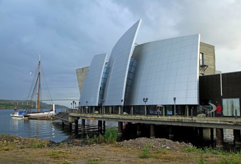Norveg Coastal Museum in Rorvik, architect Gudmundur Jonnson, Norway built 2004