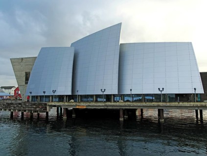 Norveg Coastal Museum in Rorvik, architect Gudmundur Jonnson, Norway built 2004