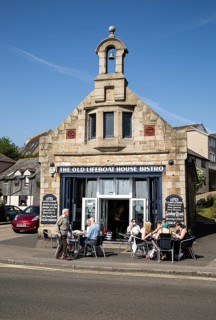 The Old Lifeboat House bistro, Penzance, Cornwall, England, UK