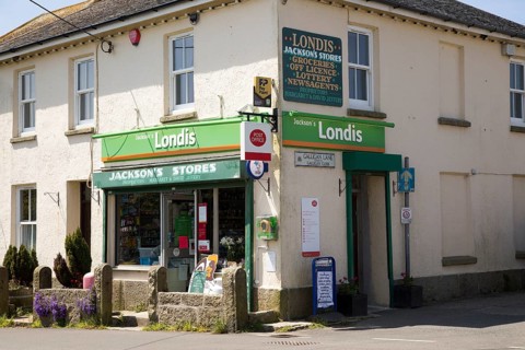 Londis chain village shop, St Buryan, Cornwall, England, UK