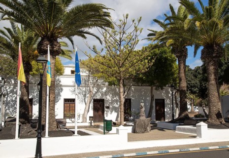 Ayuntamiento town hall building in Yaiza, Lanzarote, Canary Islands, Spain, Europe
