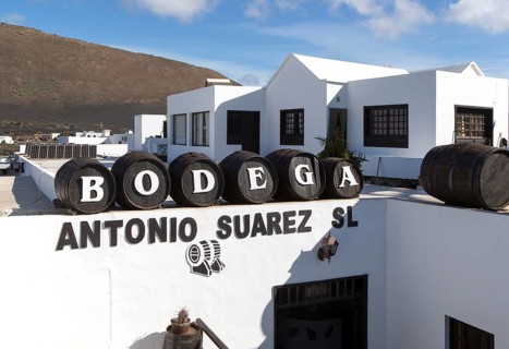 Bodega Antonio Suarez, La Geria vineyard tourist attraction for sampling and buying wine,