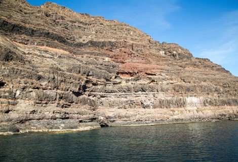 Rocky headland of Punta Fariones, Chinijo Archipelago, Orzola, Lanzarote, Canary Islands, Spain,