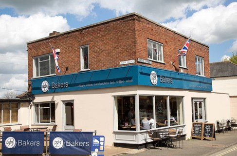 Bakers shop and cafe Framlingham, Suffolk, England, UK