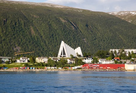 The Arctic Cathedral, Tromso, Norway architect Jan Inge Hovig completed 1965