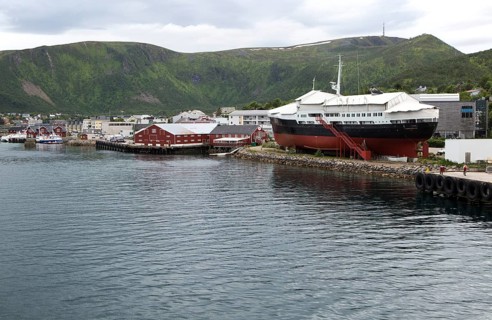 Stokmarknes, Hadsel municipality, Hadseloya island, Nordland, Vesteralen region, northern Norway