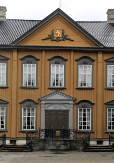 Stiftsgarden palace in city of Trondheim, Norway, Europe