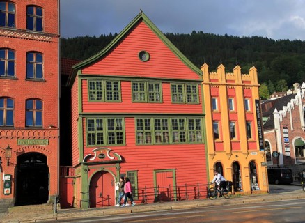 The Hanseatic museum building, Bryggen area, city centre of Bergen, Norway, Europe