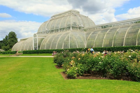 The Palm House at Royal Botanic Gardens, Kew, London, England, UK