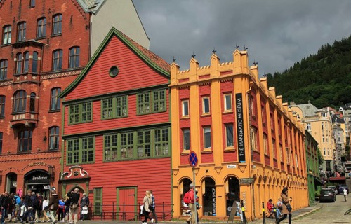 The Hanseatic museum building, Bryggen area, city centre of Bergen, Norway, Europe