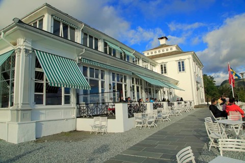 Floien Folkerestaurant restaurant cafe, Mount Floyen, Bergen, Norway built in 1925