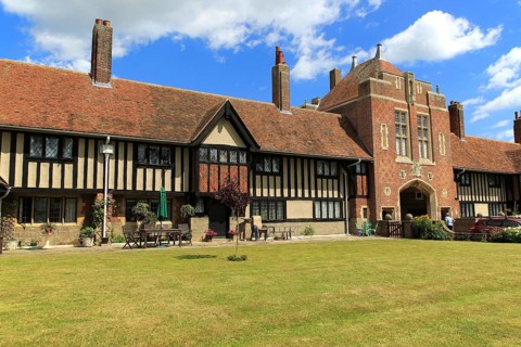 Almshouse buildings at Thorpeness, Suffolk, England, UK built 1926