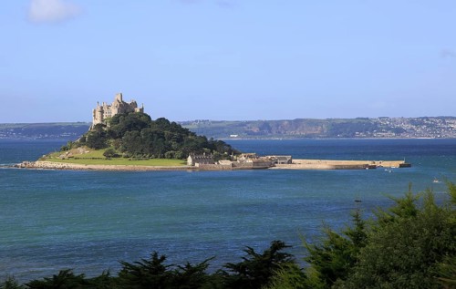 Saint Michael's Mount island, Marazion, Cornwall, England, UK