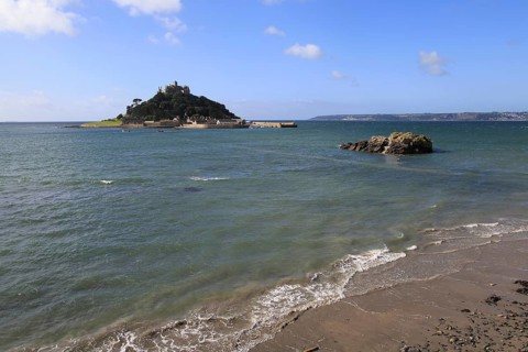 Saint Michael's Mount island, Marazion, Cornwall, England, UK