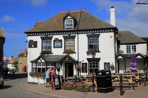 The King's Arms pub, Marazion, Cornwall, England, UK