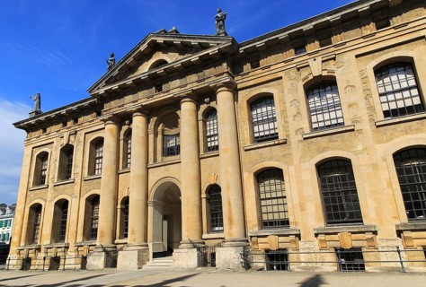 Clarendon Building, early 18th-century neoclassical architecture, University of Oxford, England, UK