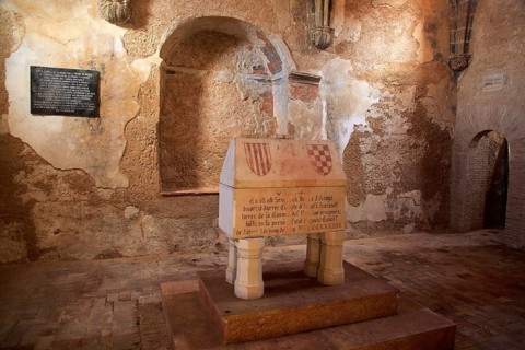 Chapel Saint Mary, Capella de Santa Maria, Castle of Xàtiva or Jativa, Valencia province, Spain,