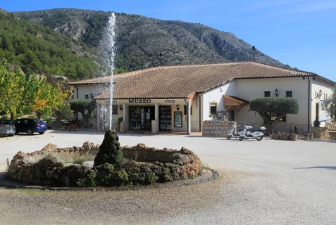Motorcycle museum and shop, Gaudalest valley, Alicante province, Spain, Europe