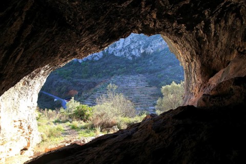The Sanctuary of Pla de Petracos, near Castell de Castells, Marina Alta, Alicante province, Spain