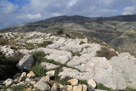 Carboniferous limestone karst scenery, near Benimaurell, Vall de Laguar, Marina Alta, Alicante