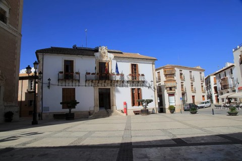 Historic town hall building, Ayuntamiento, Vélez-Rubio, Almeria province, Spain, Europe