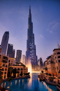Burj Khalifa, Lake Burj Khalifa, fountain, water features, Souk Al Bahar, shopping centre,