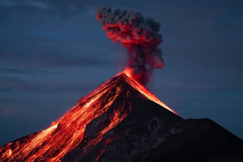 Volcan de fuego, Antigua Guatemala