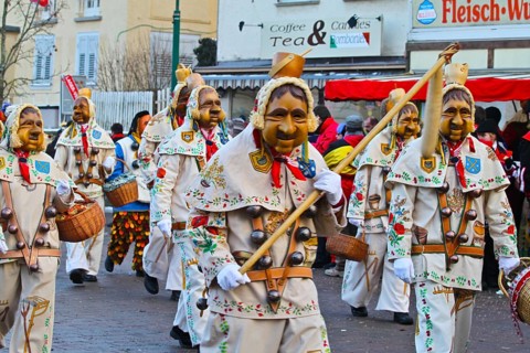 Habermüasler, Narrenzunft Villingendorf, parade of the Swabian-Alemannic carnival in