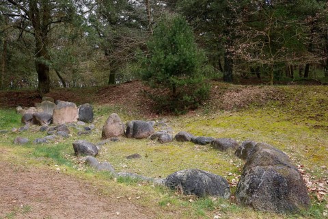 Parts of a Viking camp on the River Peene near Menzlin, Viking settlement known as the Old Camp,