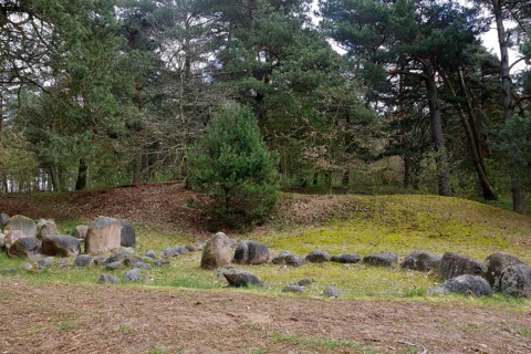 Parts of a Viking camp on the River Peene near Menzlin, Viking settlement known as the Old Camp,