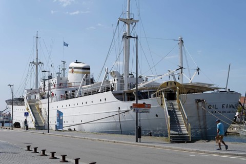 Hospital ship built in 1955, Fundacao Gil Eannes, Viana do Castelo, Viana do Castelo, Portugal,