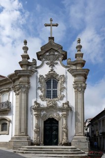 Entrance, Church, Capela das Malheiras, Ursulinas, Viana do Castelo, Portugal, Europe