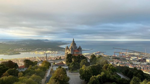 Panorama, Skyline, Church, Santuario de Canta Luzia, Montanha de Santa Luzia, Viana do Castelo,